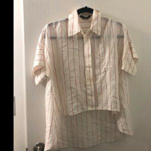 Alice and Olivia Edyth High Low $295 Top Sz XS